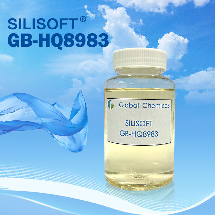 নরম মসৃণ সিলিকন সফটনার GB-8983 পলিস্টার কটন এবং এর মিশ্রিত কাপড়ের জন্য