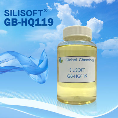 হাই কনসেন্ট্রেশন হাইড্রোফিলিক সিলিকন SILISOFT GB-HQ119 জন্য হ্যান্ডেল সমাপ্তি কাঠামো T / C Woven Printing Fabrics